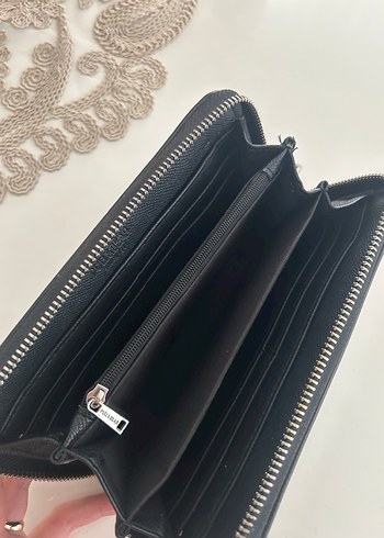Pull and Bear Siyah Deri Cüzdan