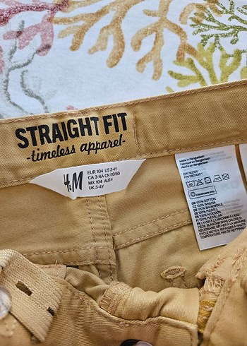 3 Yaş Beden H&M Sarı Baskılı Erkek çocuk Sokak Stili Takım