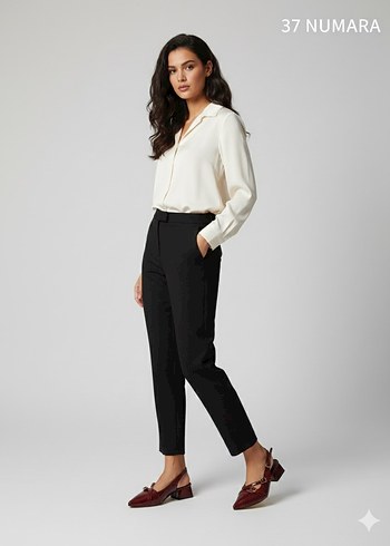 Bordo Tokalı Topuklu Kadın Ayakkabı - Görsel 2