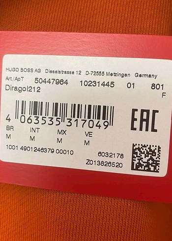 HUGO Turuncu Erkek Sweatshirt - Görsel 5