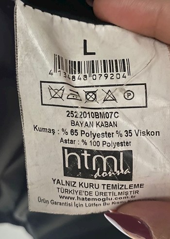 Hatemoğlu Siyah Düğmeli Regular Fit Kadın Kaban - Görsel 4
