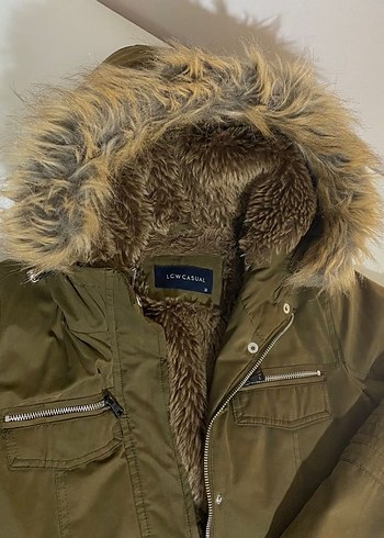 Kürklü Midi Kadın Mont - Görsel 3