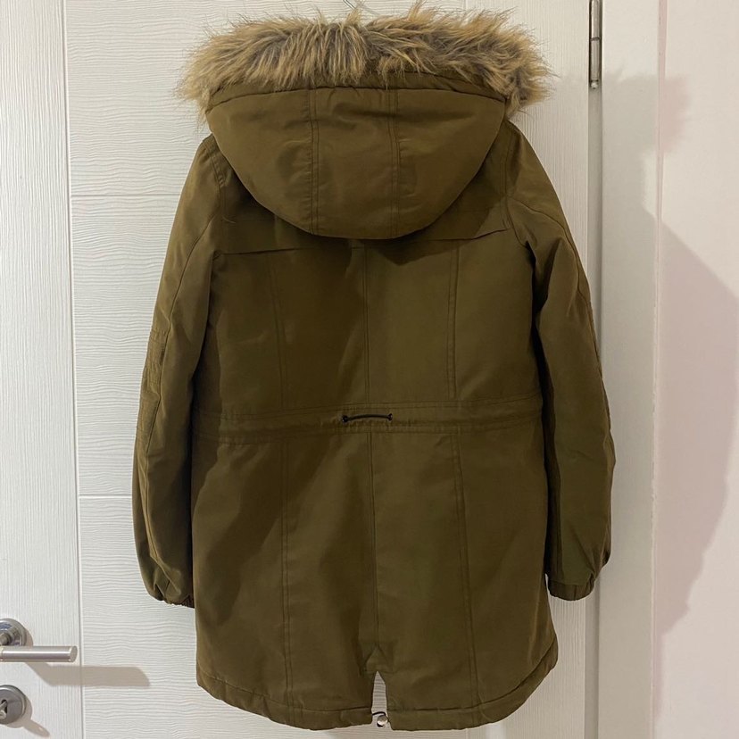 Kürklü Midi Kadın Mont - Görsel 2