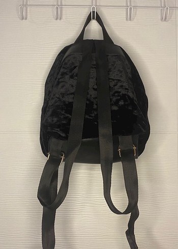 Koton Siyah Süet Tokalı Kadın Sırt Çantası - Görsel 2