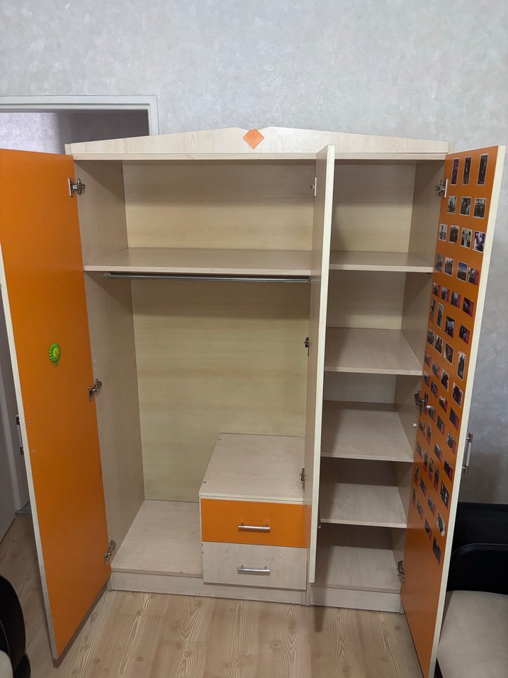 Parlak Turuncu Çocuk Gardırop - Görsel 4