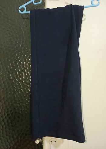 Kadın Lacivert Uzun Kumaş Pantolon - Görsel 2