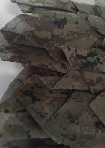 9 Yaş Beden siyah Renk Kız Çocuk Kamuflaj Deri Fermuarlı Etek Ceket Takım