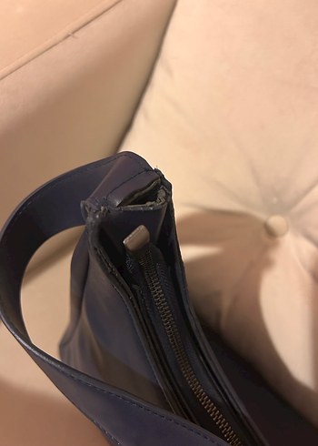 Gap Gap Klasik Lacivert Deri Kadın Çanta