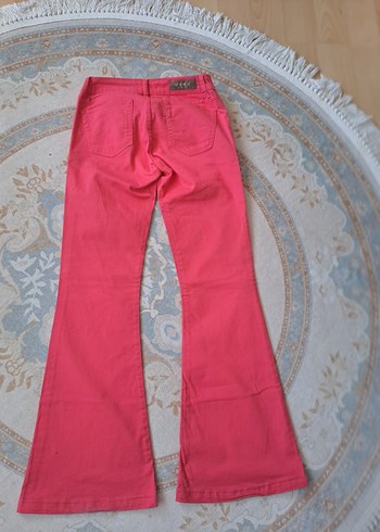 Pembe Kadın Bol Kesim Pantolon