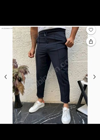 Mavi Kemerli Regular Fit Erkek Pantolon