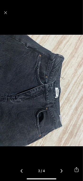 38 Beden Pull Bear yırtık jean