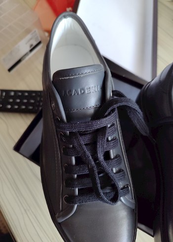 Siyah Bağcıklı Kadın Spor Ayakkabı - Görsel 3