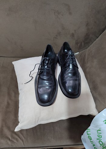 Erkek Siyah Klasik Deri Ofis Ayakkabısı - Görsel 4