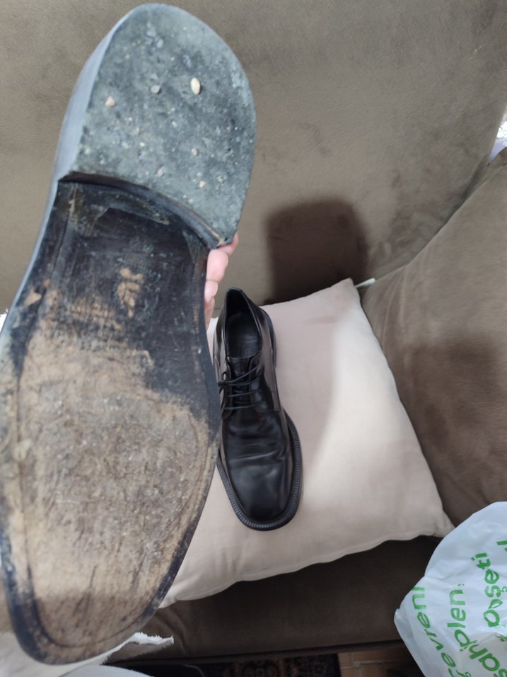 Erkek Siyah Klasik Deri Ofis Ayakkabısı - Görsel 3