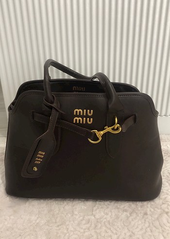 Miu Miu Kahverengi Deri Kadın Çanta