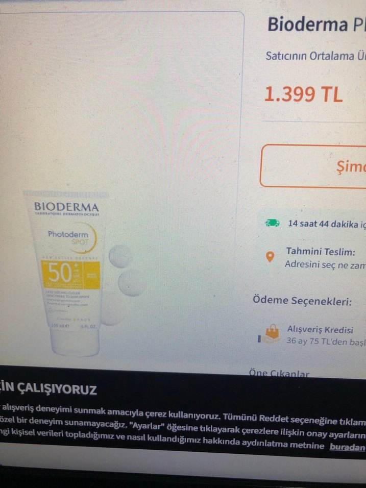Bioderma Photoderm Spot SPF 50 Güneş Kremi 150 ml - Görsel 2