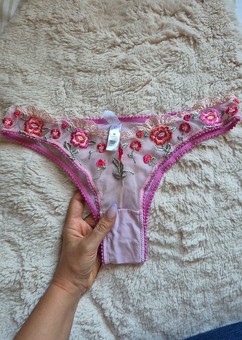 Nakışlı Pembe Bohem Kadın İç Çamaşırı