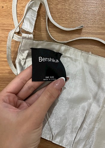 Bershka payet crop - Görsel 5