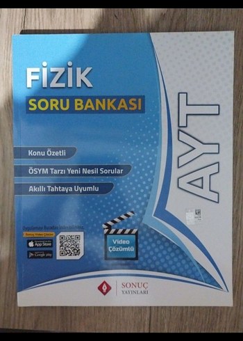 Fizik Soru Bankası AYT Sonuç Yayınları