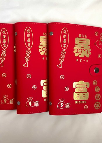 Kırmızı Birikim Ajandası Bütçe Planlayıcı - Görsel 7