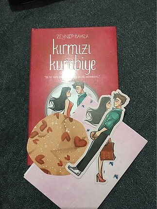 Kırmızı kurabiye ciltli