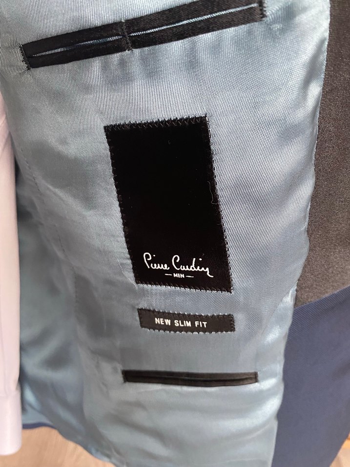 Erkek lacivert ceketli siyah pantolonlu smokin - Görsel 4