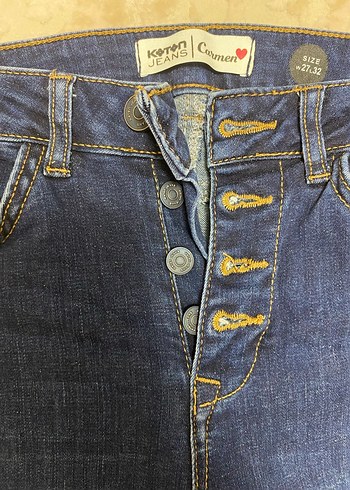 Düğmeli Jean - Görsel 4