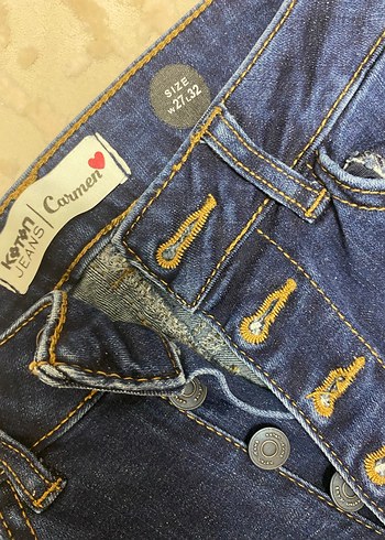 Düğmeli Jean - Görsel 3