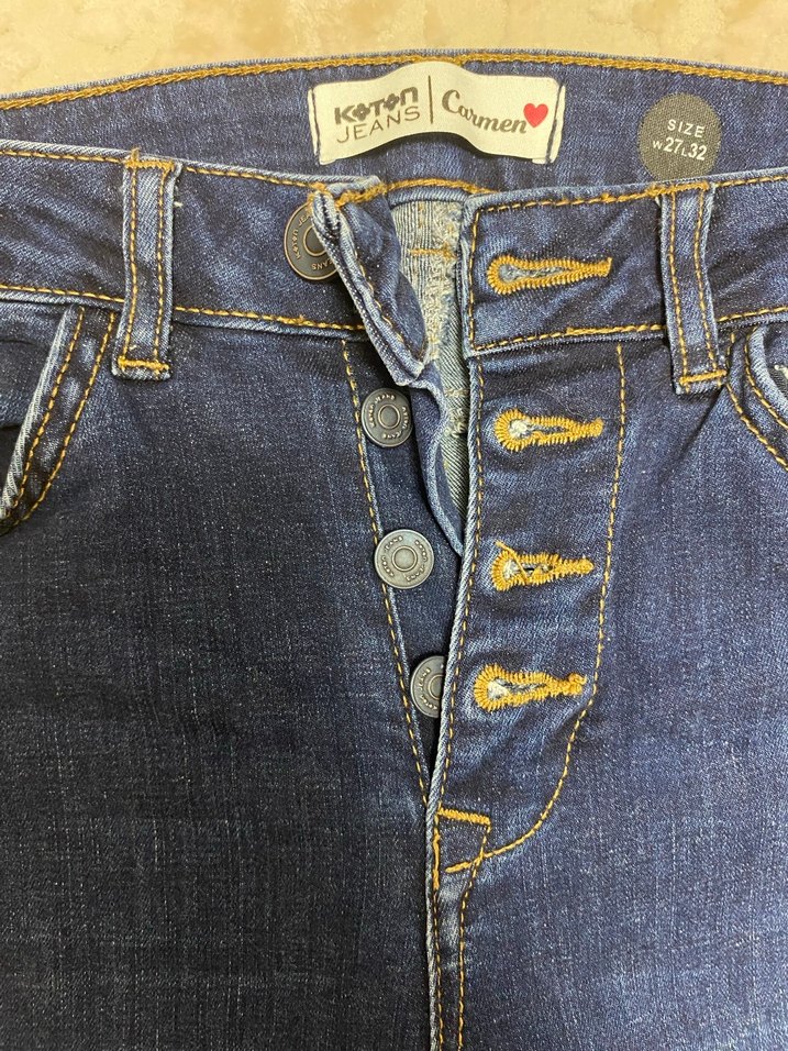 Düğmeli Jean - Görsel 4