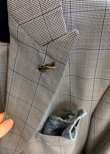 Erkek RAMSEY takım elbise gri - Görsel 3