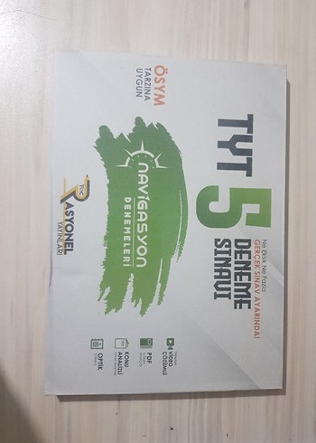 TYT Rasyonel Yayinlari 5 li Deneme Sınavı Kitabı