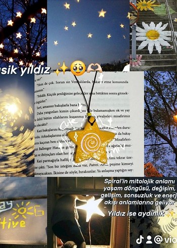 Beden mavi Renk Spiral Kolye KAYDIRIN