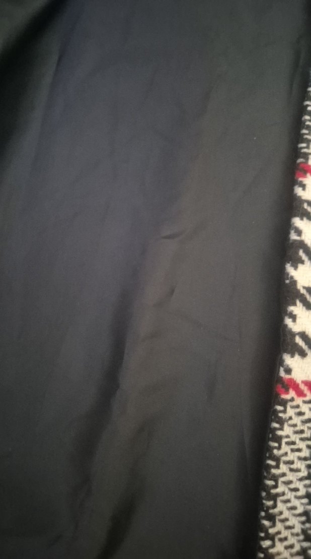 Kız Çocuk Gri Ekose düğmeli Panço - Görsel 4