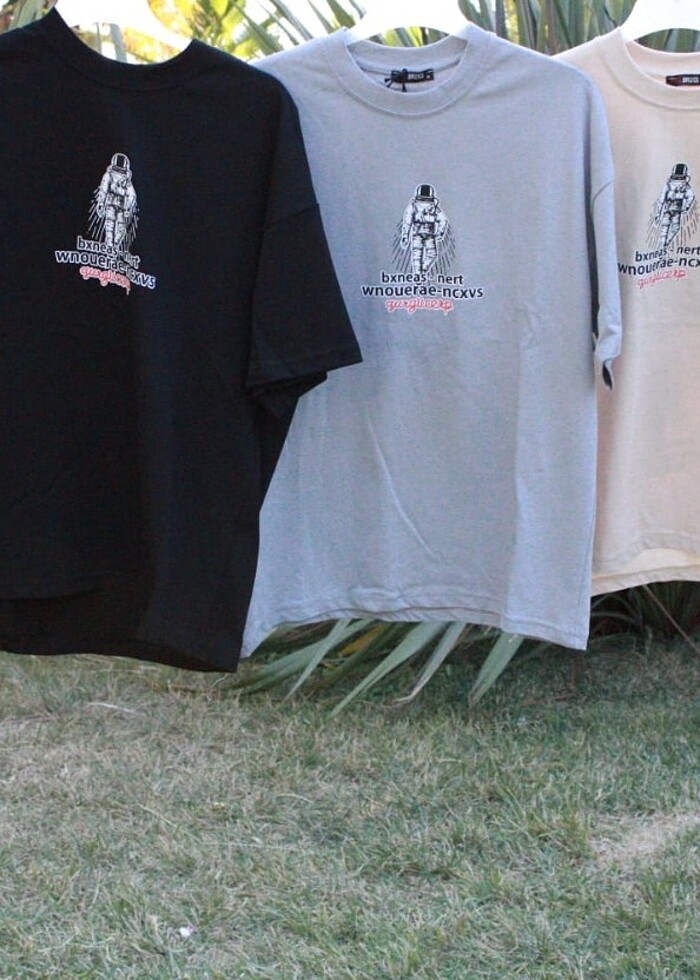 Astronot tişörtler çift kombini unisex kadın erkek - Görsel 2