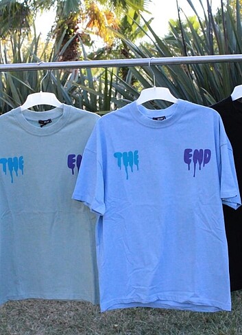 Unisex tişört kadın erkek etiketli çift kombini  - Görsel 2