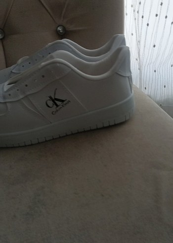 Diğer Calvin Klein Beyaz Dusuk Bilekli Sneaker