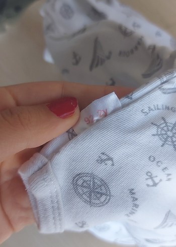 Uzun Kollu Beyaz Bebek Body - Görsel 5