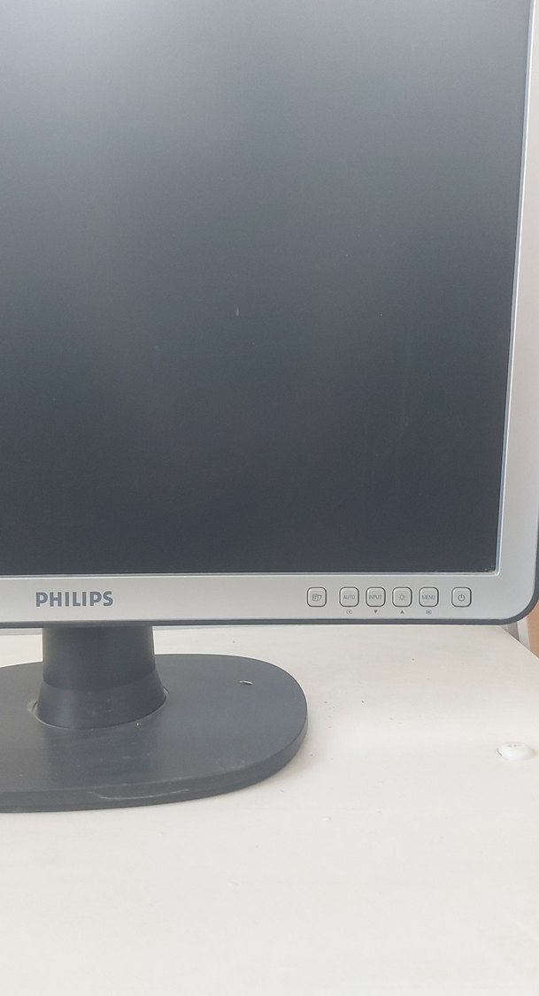 Gri Philips Monitör - Görsel 2