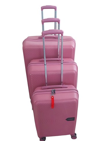 Fossil Fossil Pembe Fermuarlı Valiz