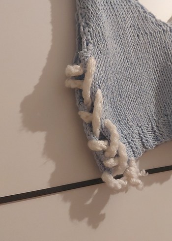 Tasarımcı Mini Triko Bralet