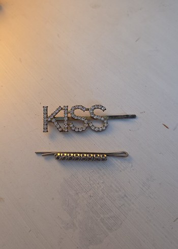 Gri Taşlı KISS Toka Seti - Görsel 2