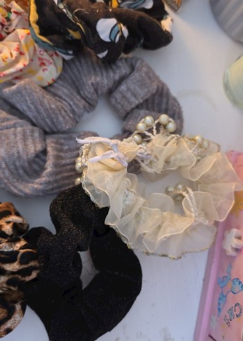 Çok Renkli Elastik Kadın Saç Tokaları - Görsel 3