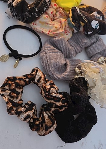 Çok Renkli Elastik Kadın Saç Tokaları - Görsel 4