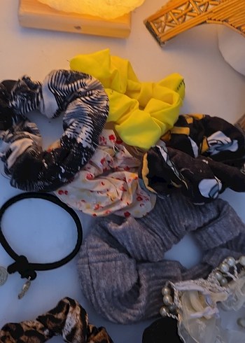 Çok Renkli Elastik Kadın Saç Tokaları - Görsel 2