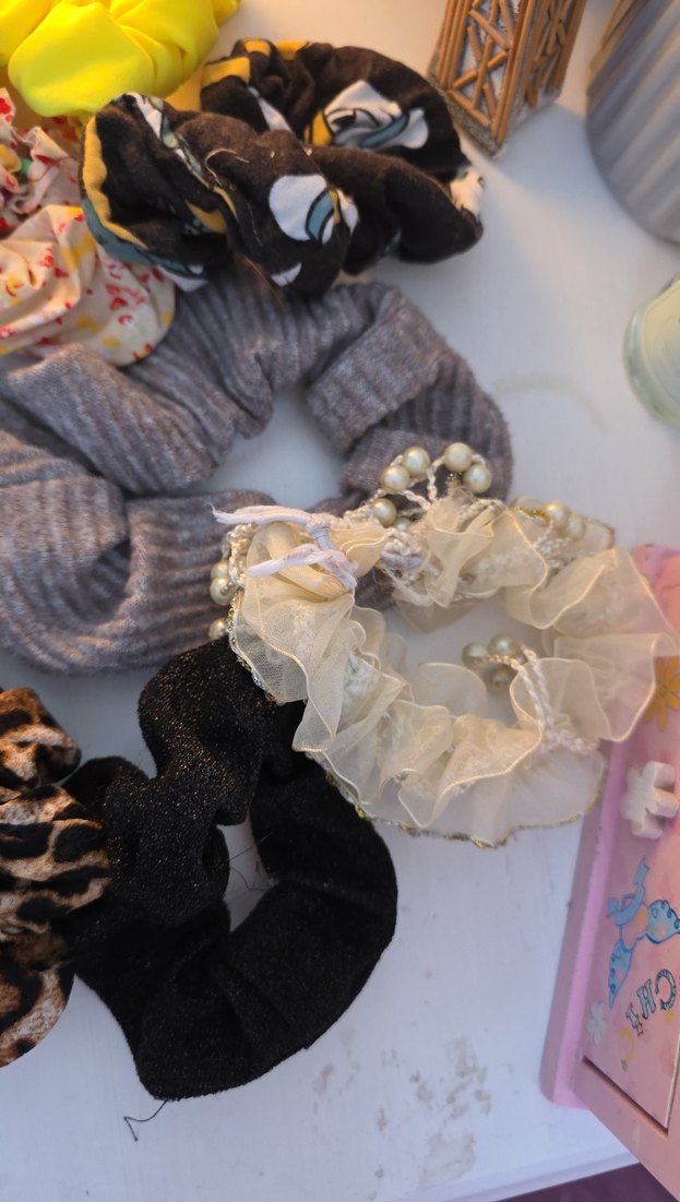 Çok Renkli Elastik Kadın Saç Tokaları - Görsel 3