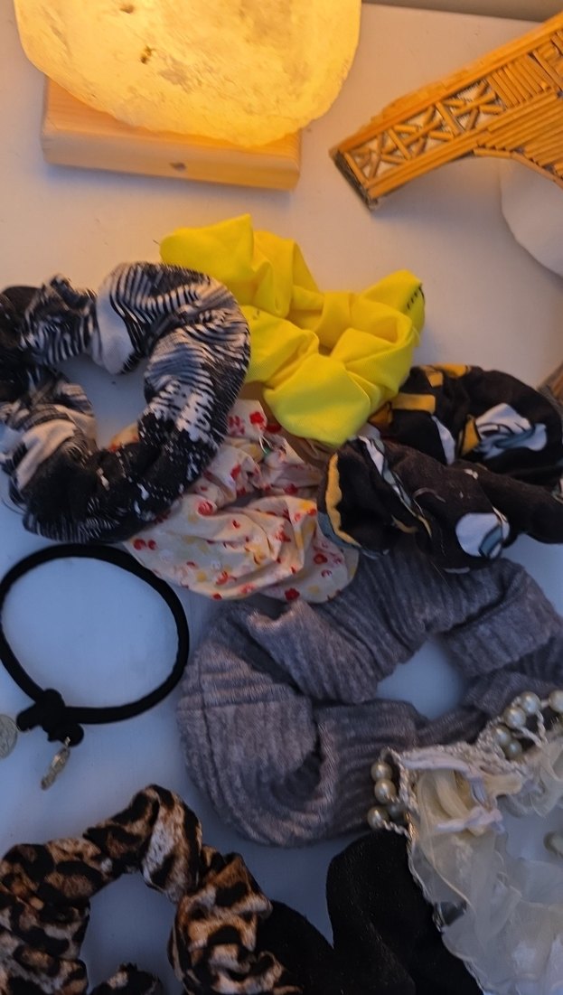 Çok Renkli Elastik Kadın Saç Tokaları - Görsel 2