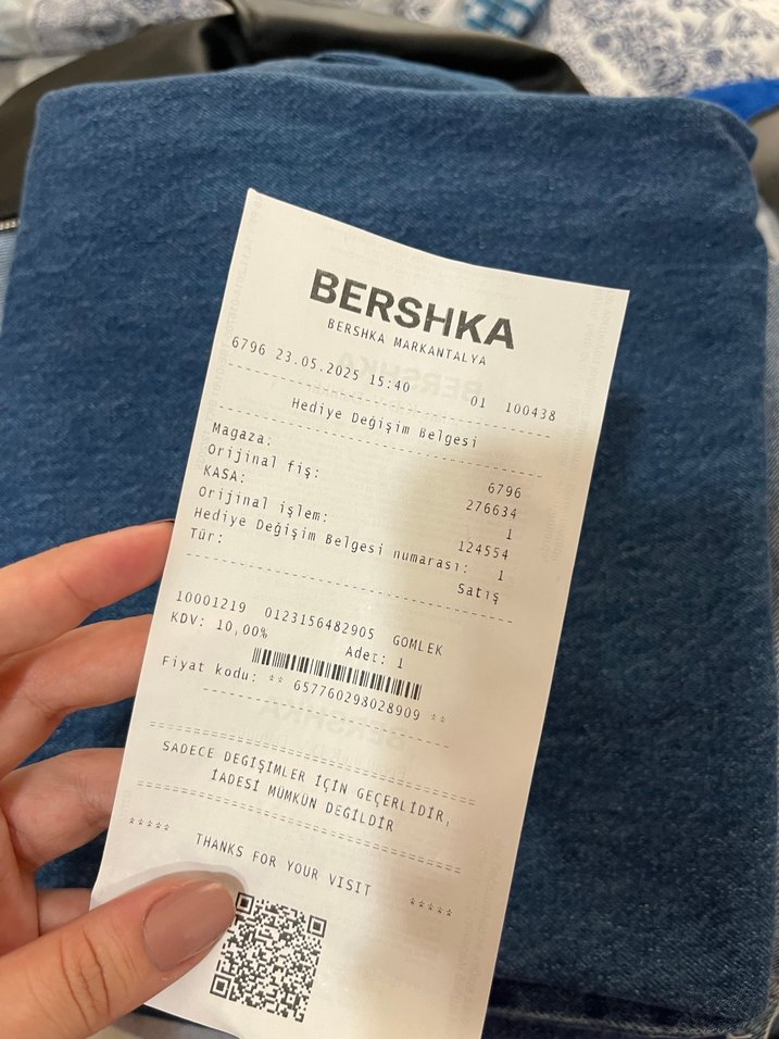 Erkek Çizgili Keten Gömlek - Görsel 4