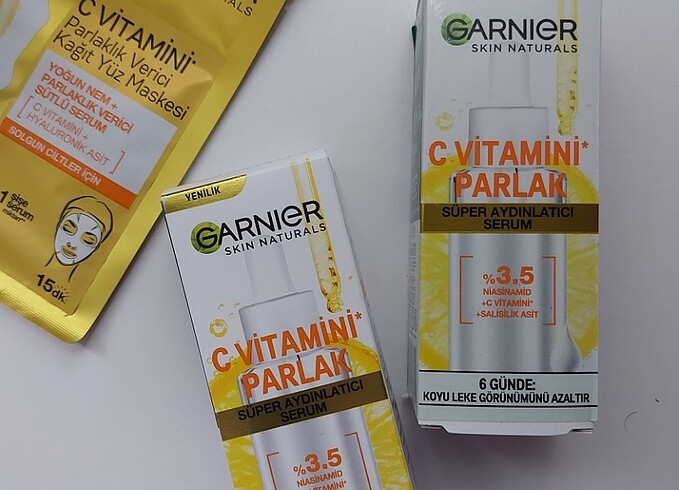  Beden GARNİER C VİTAMİNİ SERUM
