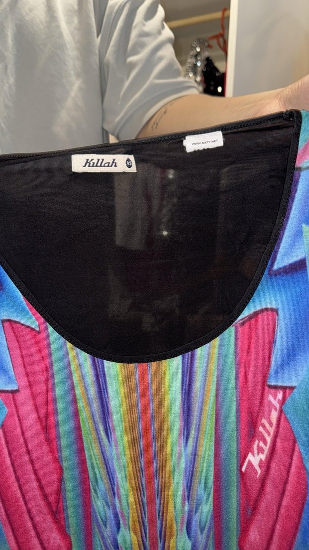 Renkli Baskılı Midi Kadın Elbise - Görsel 3