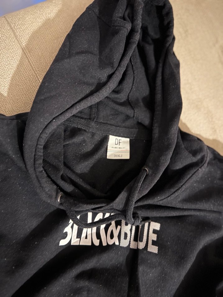 Siyah Kapüşonlu Kadın Sweatshirt - Görsel 2